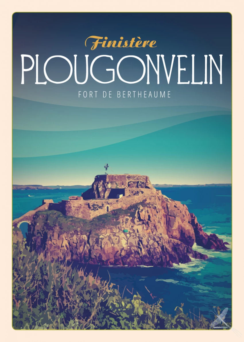 Affiche vintage - Plougonvelin
