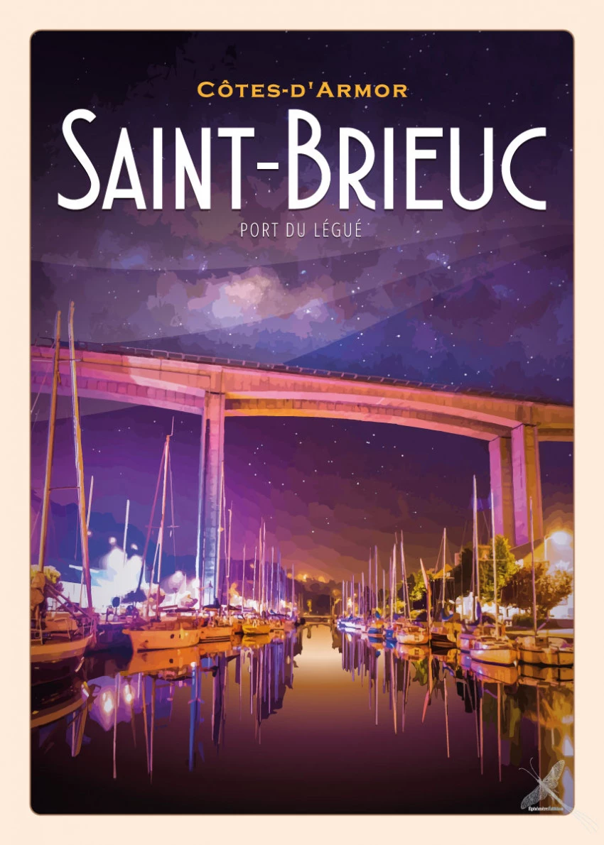 Affiche 50x70 cm - Saint-Brieuc