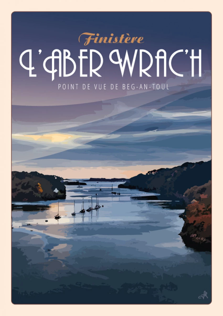 Affiche vintage - L'Aber Wrac'h