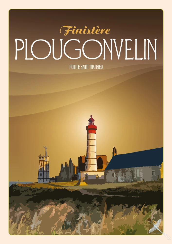 Affiche vintage - Plougonvelin