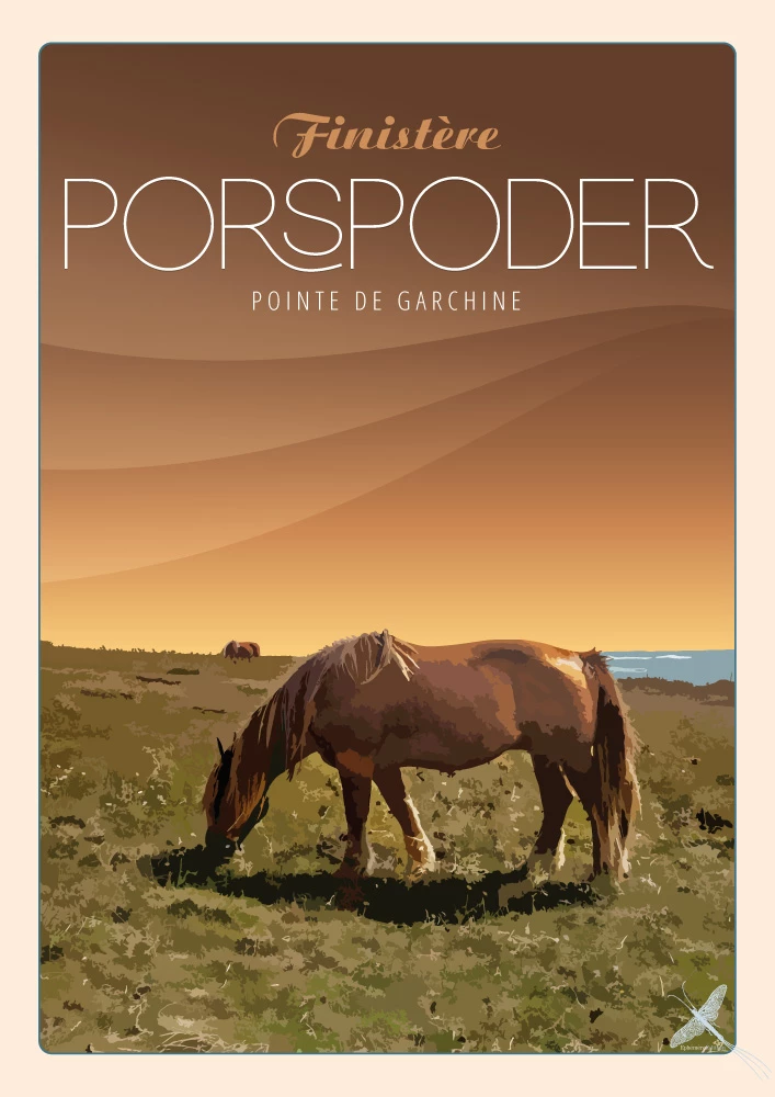 Affiche vintage - Porspoder