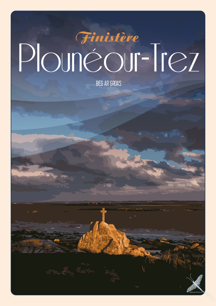 Affiche vintage - Plounéour-Trez