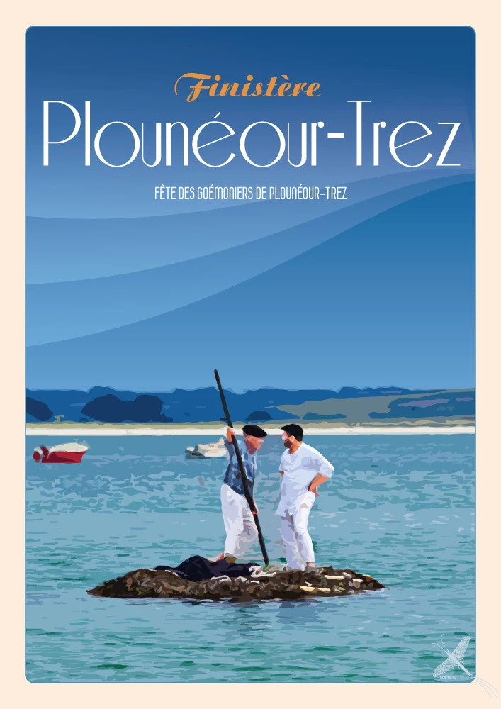 Affiche vintage - Plounéour-Trez