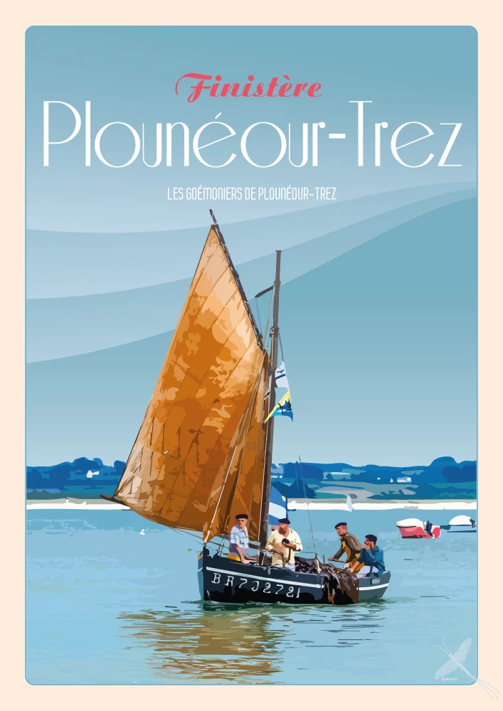 Affiche vintage - Plounéour-Trez