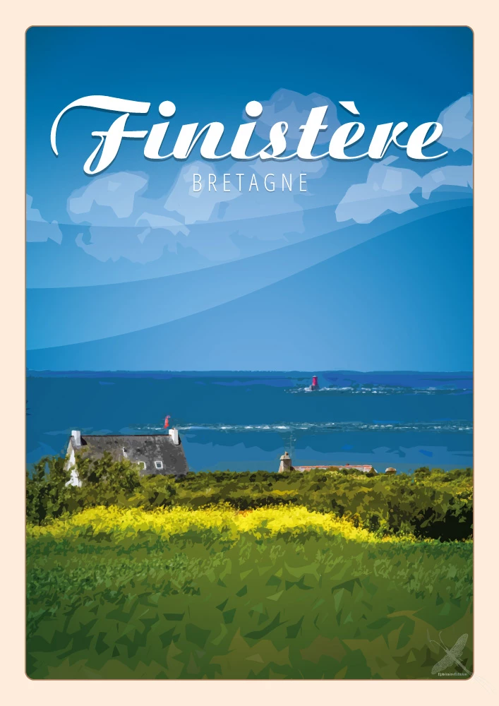 Affiche vintage - Finistère