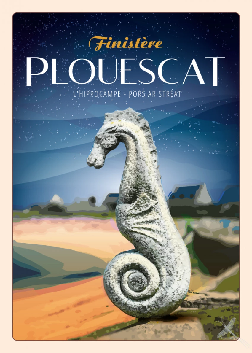 Affiche vintage - Plouescat