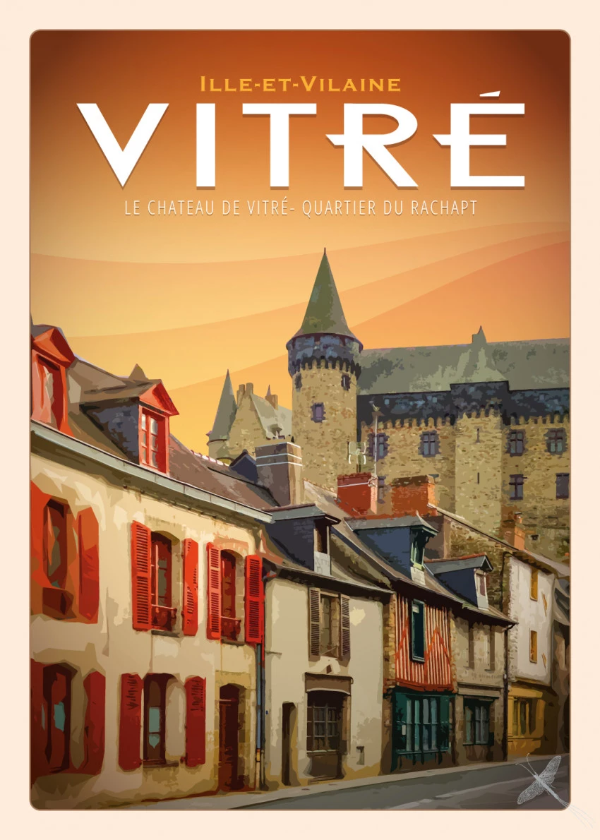 Affiche vintage - Vitré