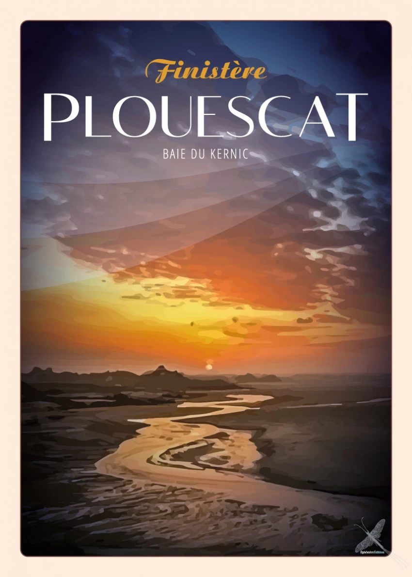 Affiche vintage - Plouescat